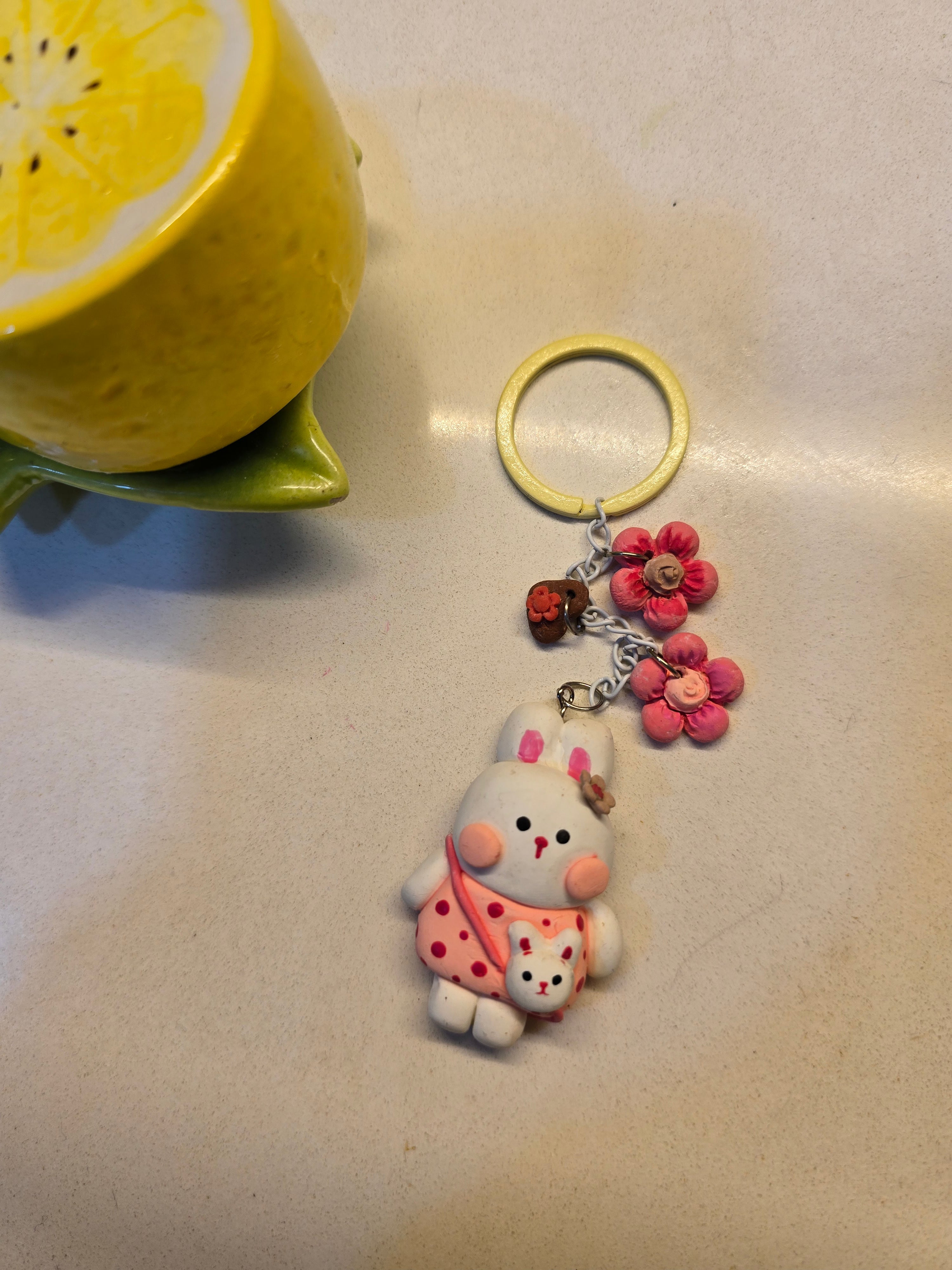 Keychain rabbit