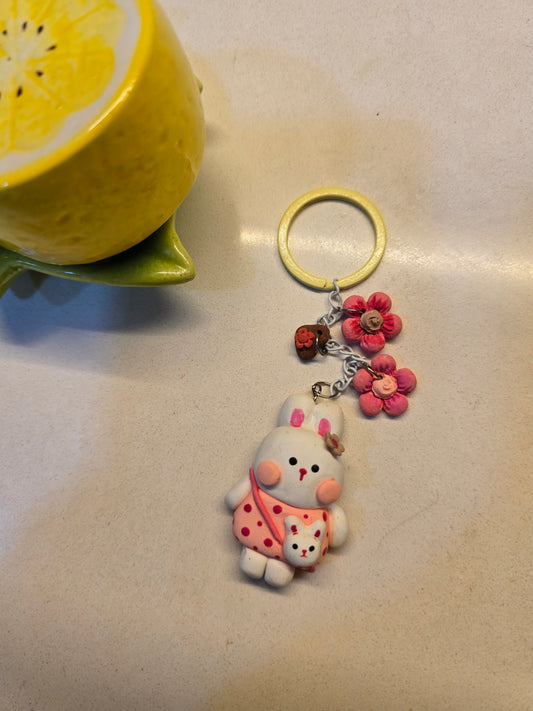 Keychain rabbit