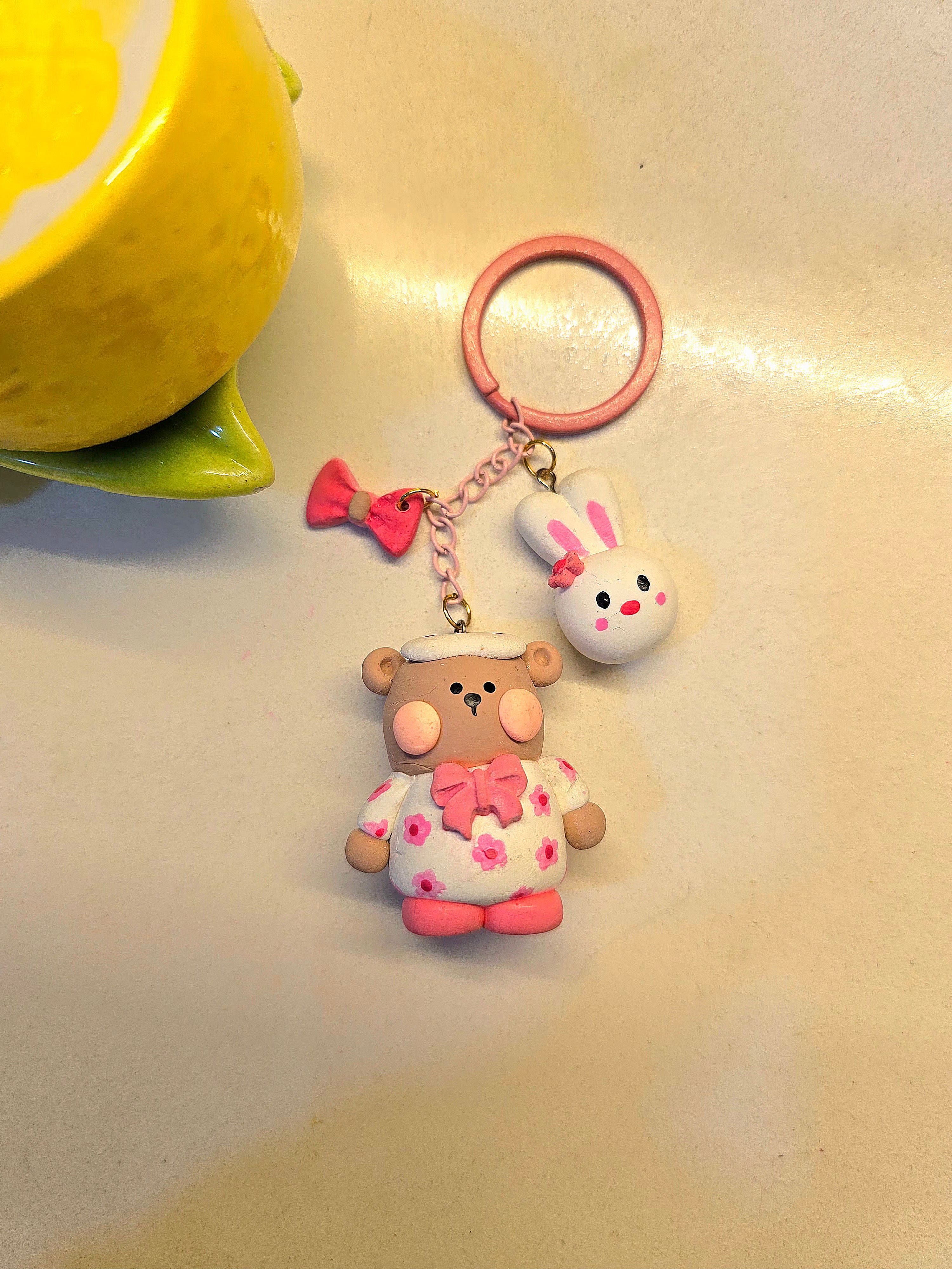 Bernie bear keychain