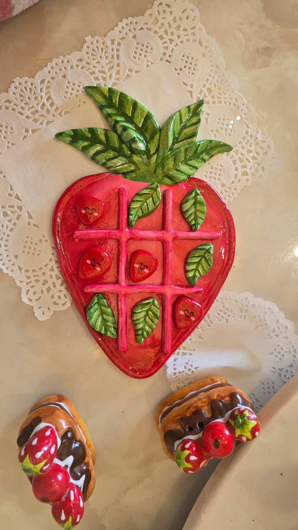 Berry Bliss Tic Tac Toe Board