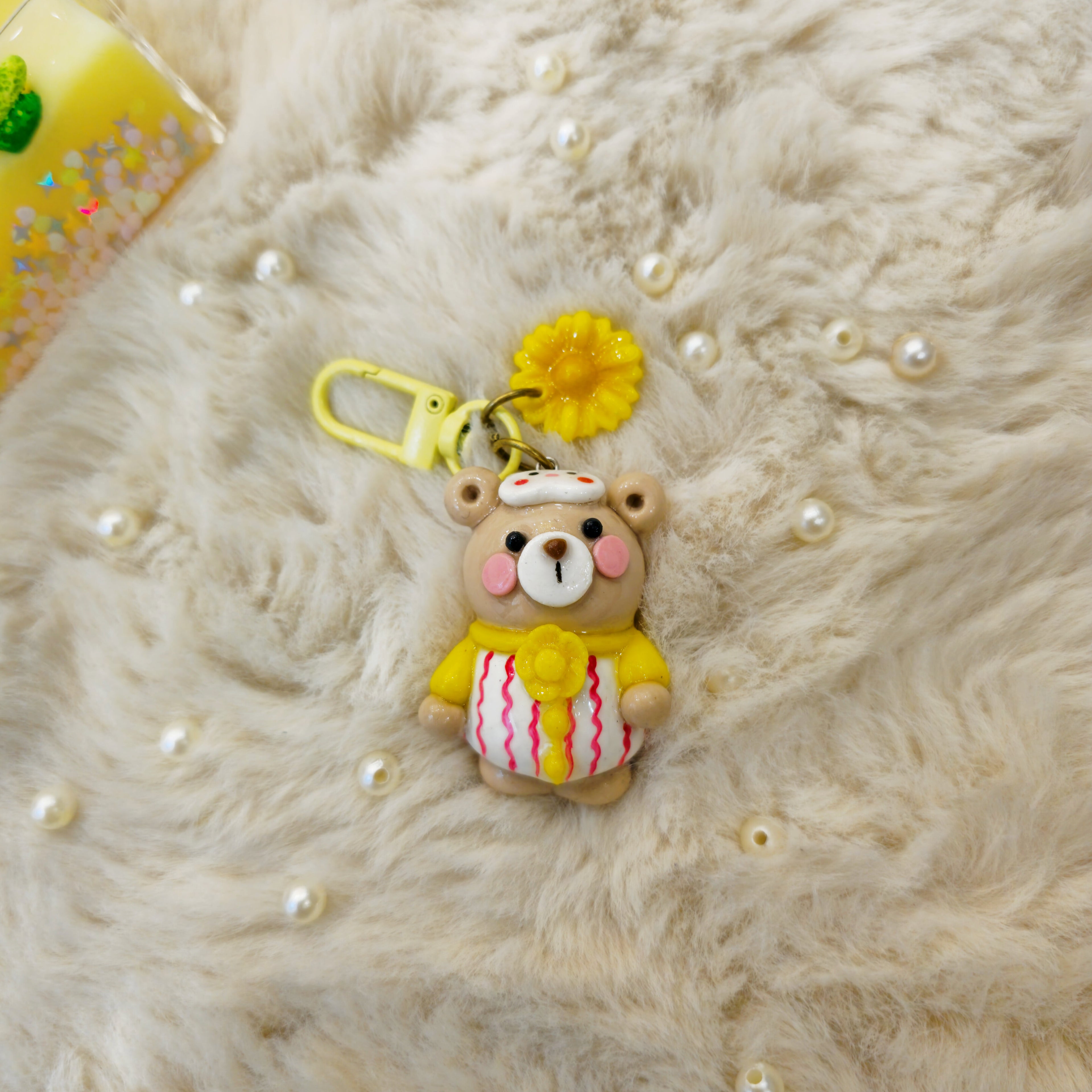 Butterbean Bear Keychain