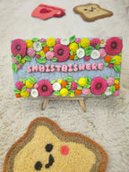 Blush Bloom mini nameplate