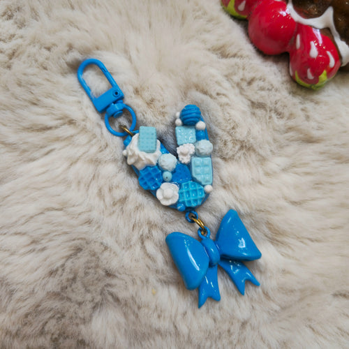 Initial Bow keychains