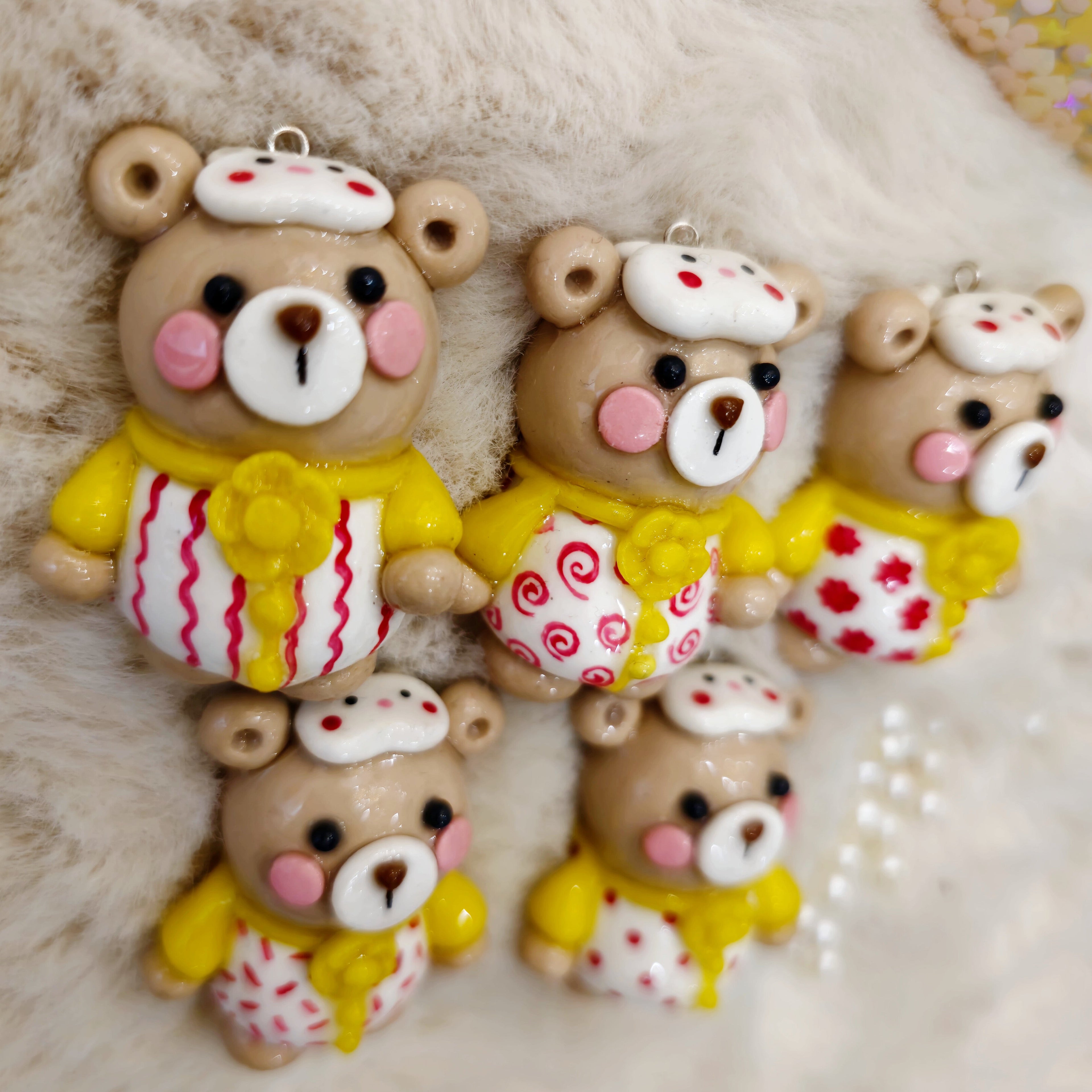 Butterbean Bear Keychain